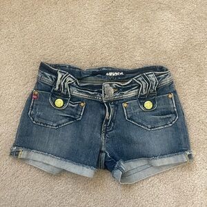 Miss60 Women's Blue Denim Shorts
